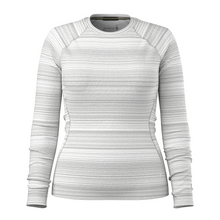 Load image into Gallery viewer, Smartwool Women&#39;s Classic Thermal Merino 250 Long Sleeve Crew Neck Base Layer Top (Light Grey Colour Shift)
