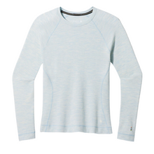 Load image into Gallery viewer, Smartwool Women&#39;s Classic Thermal Merino 250 Crew Neck Long Sleeve Base Layer Top (Winter Sky Heather)
