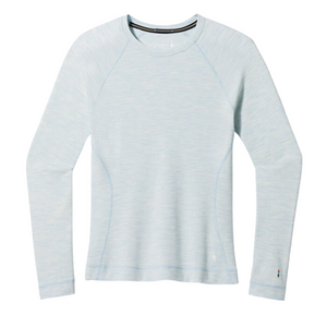 Smartwool Women's Classic Thermal Merino 250 Crew Neck Long Sleeve Base Layer Top (Winter Sky Heather)