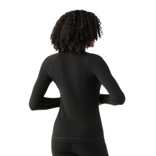 Load image into Gallery viewer, Smartwool Women&#39;s Classic Thermal Merino 250 Long Sleeve 1/4 Zip Base Layer Top (Black)
