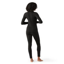Load image into Gallery viewer, Smartwool Women&#39;s Classic Thermal Merino 250 Long Sleeve 1/4 Zip Base Layer Top (Black)
