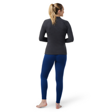 Load image into Gallery viewer, Smartwool Women&#39;s Classic Thermal Merino 250 Long Sleeve 1/4 Zip Base Layer Top (Charcoal)
