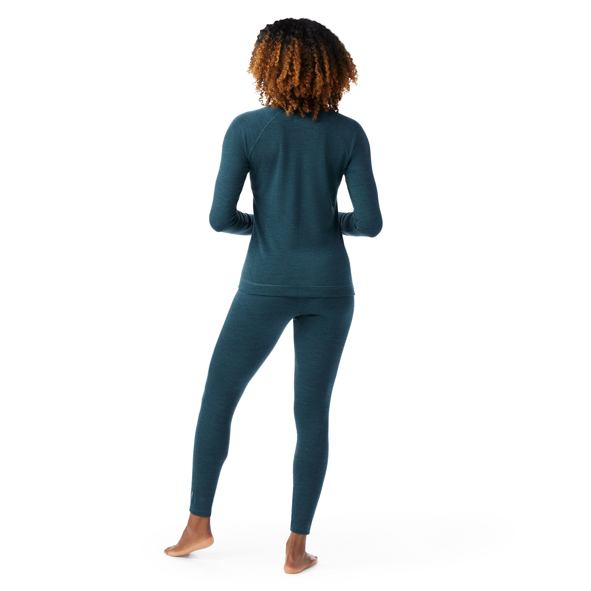 Smartwool Women's Classic Thermal Merino 250 Crew Neck Long Sleeve Base Layer Top (Twilight Blue Heather)