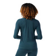 Load image into Gallery viewer, Smartwool Women&#39;s Classic Thermal Merino 250 Crew Neck Long Sleeve Base Layer Top (Twilight Blue Heather)
