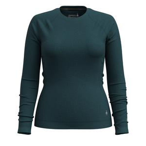 Smartwool Women's Classic Thermal Merino 250 Crew Neck Long Sleeve Base Layer Top (Twilight Blue Heather)