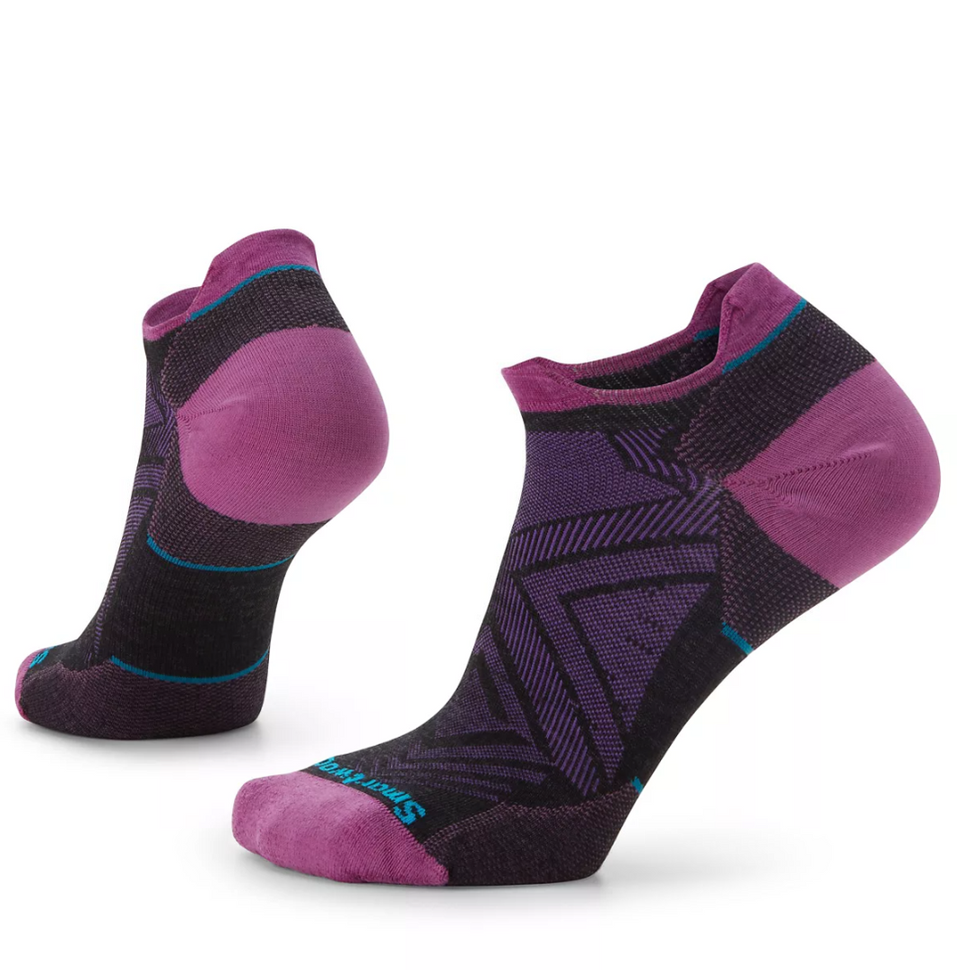Smartwool Women's Zero Cushion Merino Blend Low Ankle Run Socks (Charcoal)