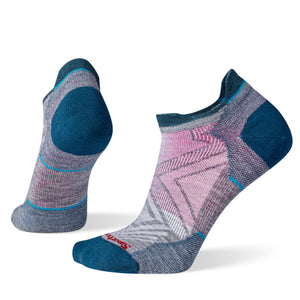 Smartwool Women's Zero Cushion Merino Blend Low Ankle Run Socks (Medium Gray)