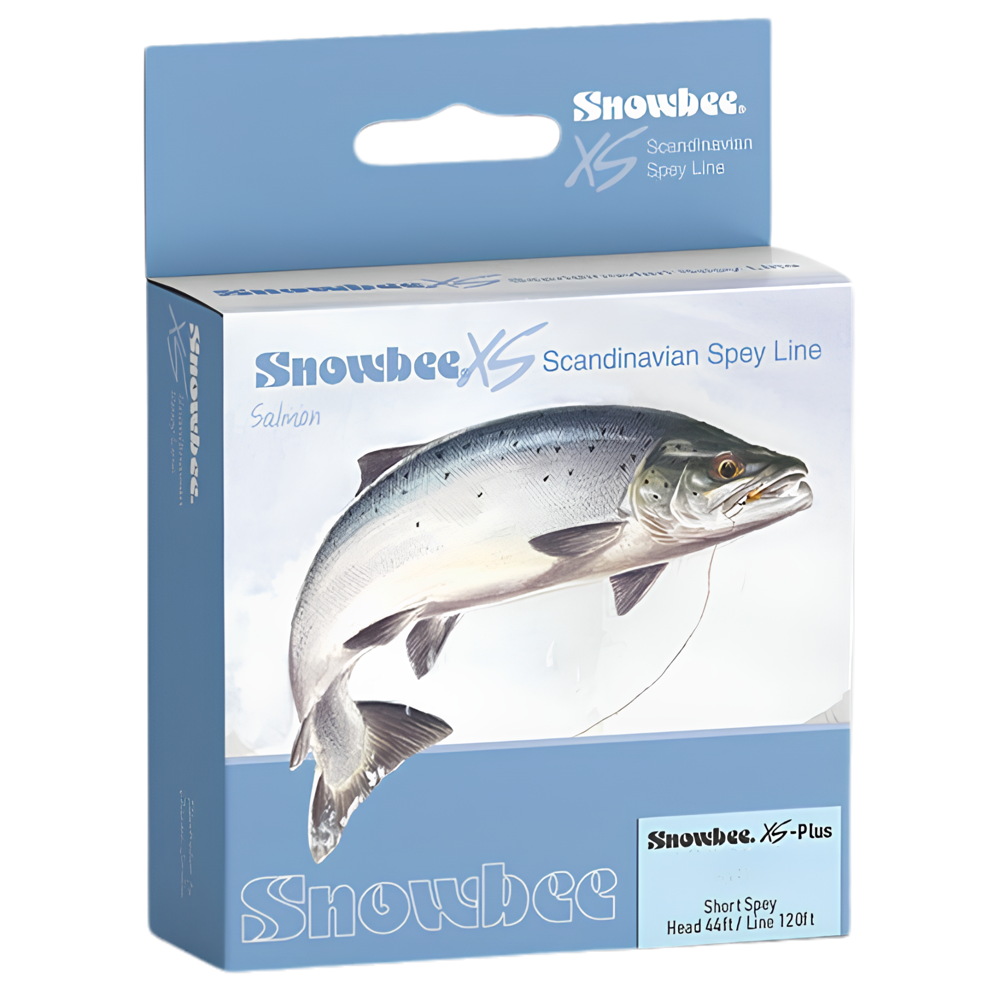 Snowbee XS Plus Short Spey Floating Fly Line Dark Blue Light Blue 24g #8/9 SNSS36F