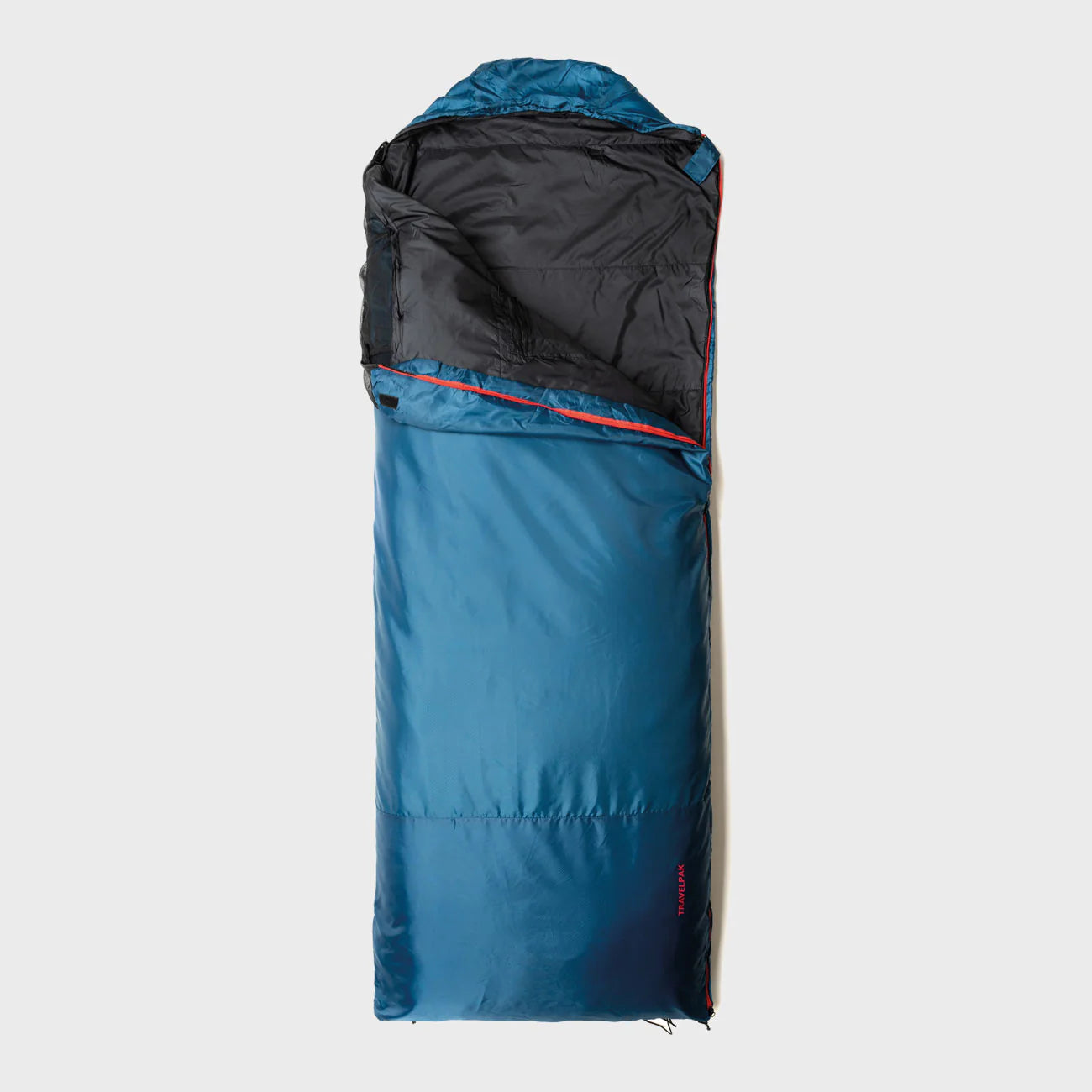 Snugpak Travelpak Traveller Square Left Zip 2°C/7°C Sleeping Bag (Petrol Blue)