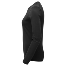 Load image into Gallery viewer, Sprayway Women&#39;s Effra Crew Neck Base Layer Top (Black)

