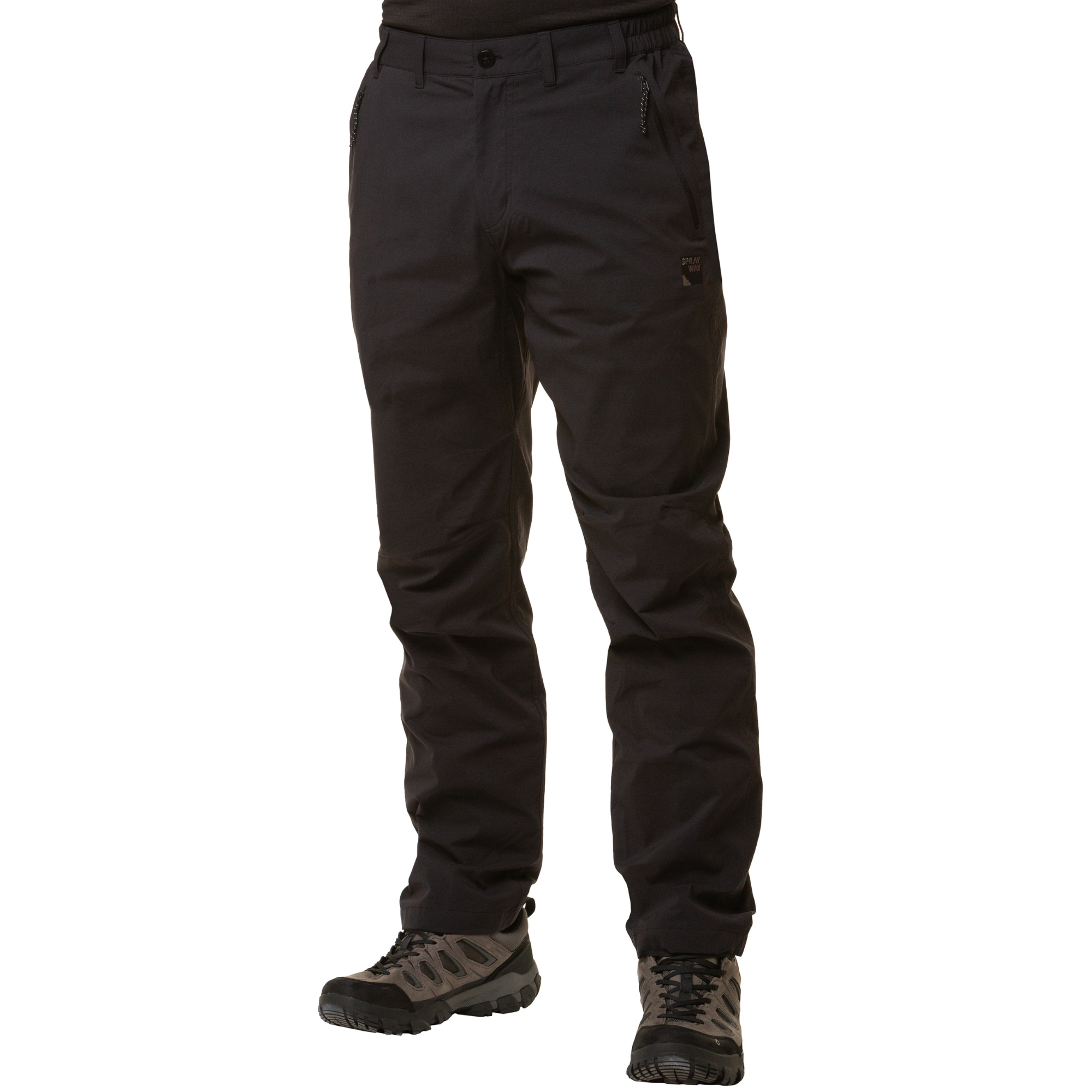 Sprayway Men's All Day Rainpant Waterproof Trousers (Black)