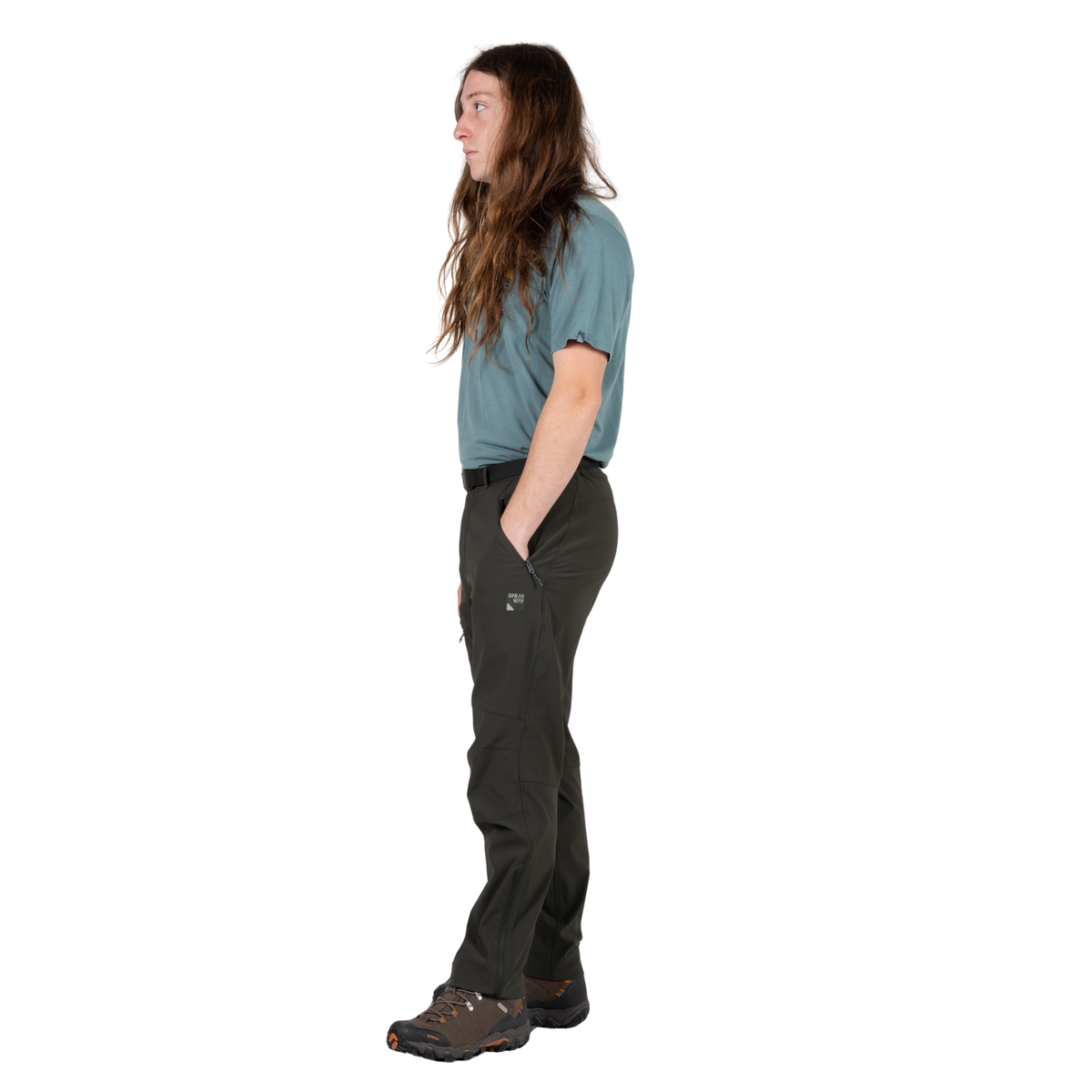 Sprayway Men's Compass Warm Softshell Trousers (Black)