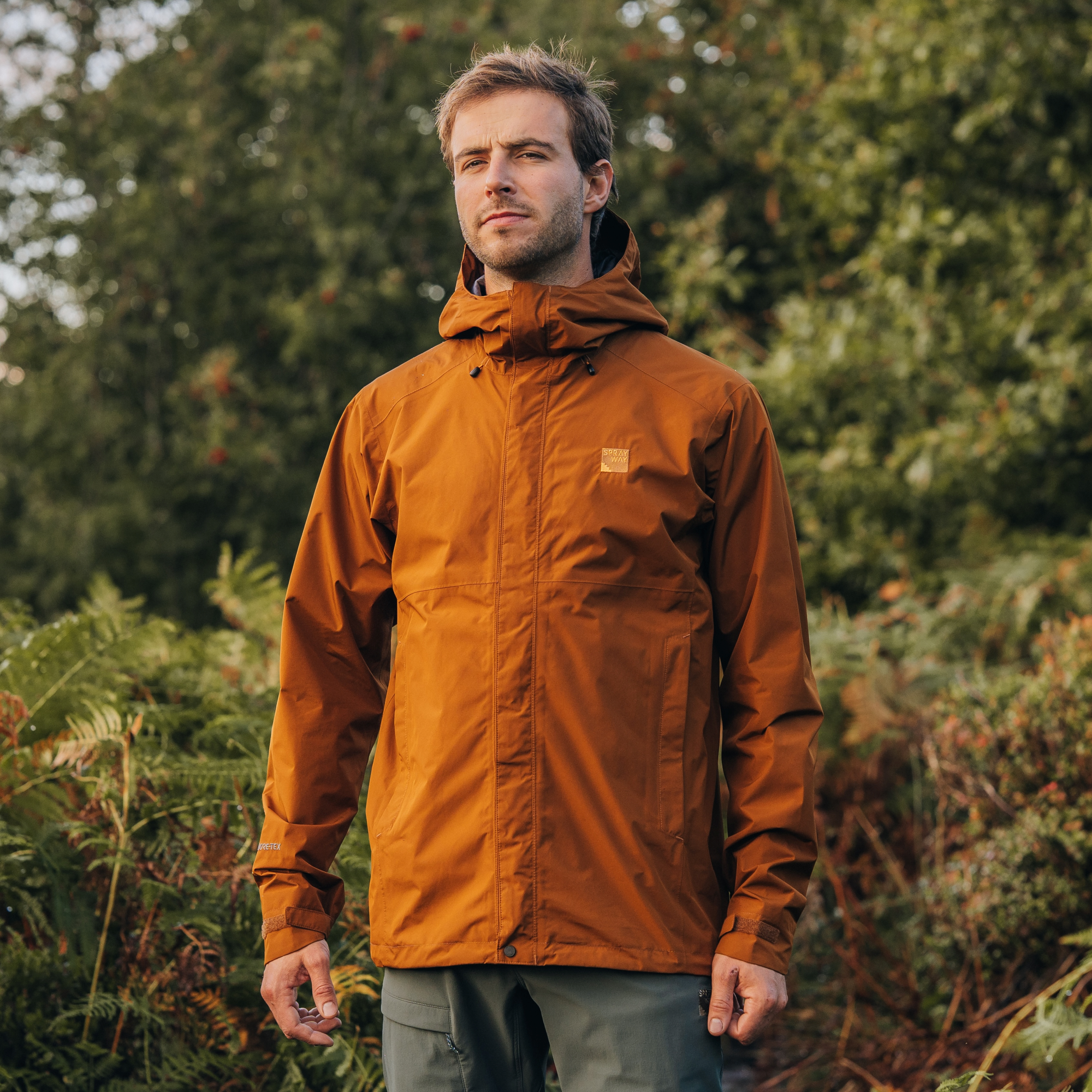 Sprayway Men's Maxen 2L Gore-Tex Jacket (Burnt Caramel)