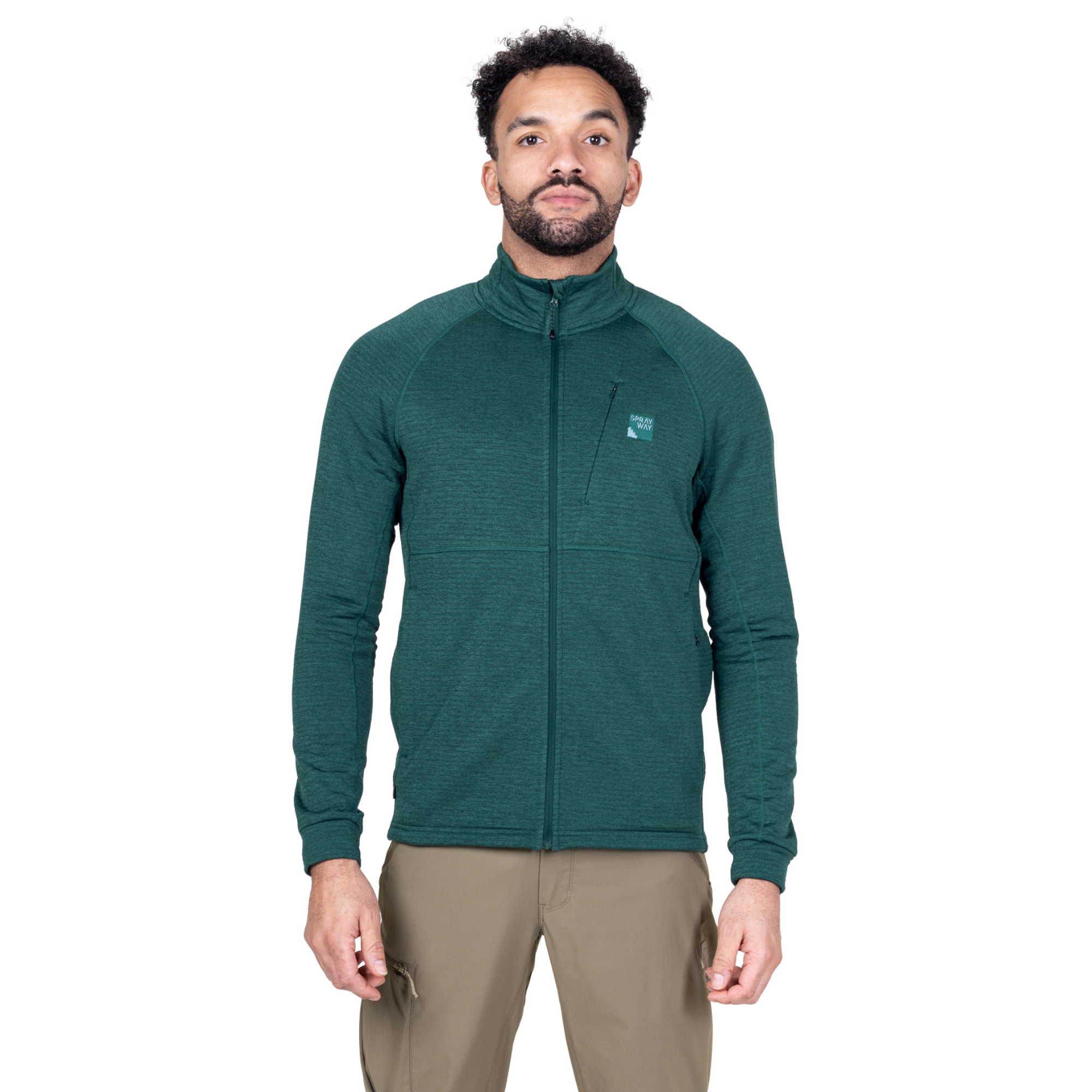 Sprayway Men's Meldon Full Zip Fleece (Dark Sea)