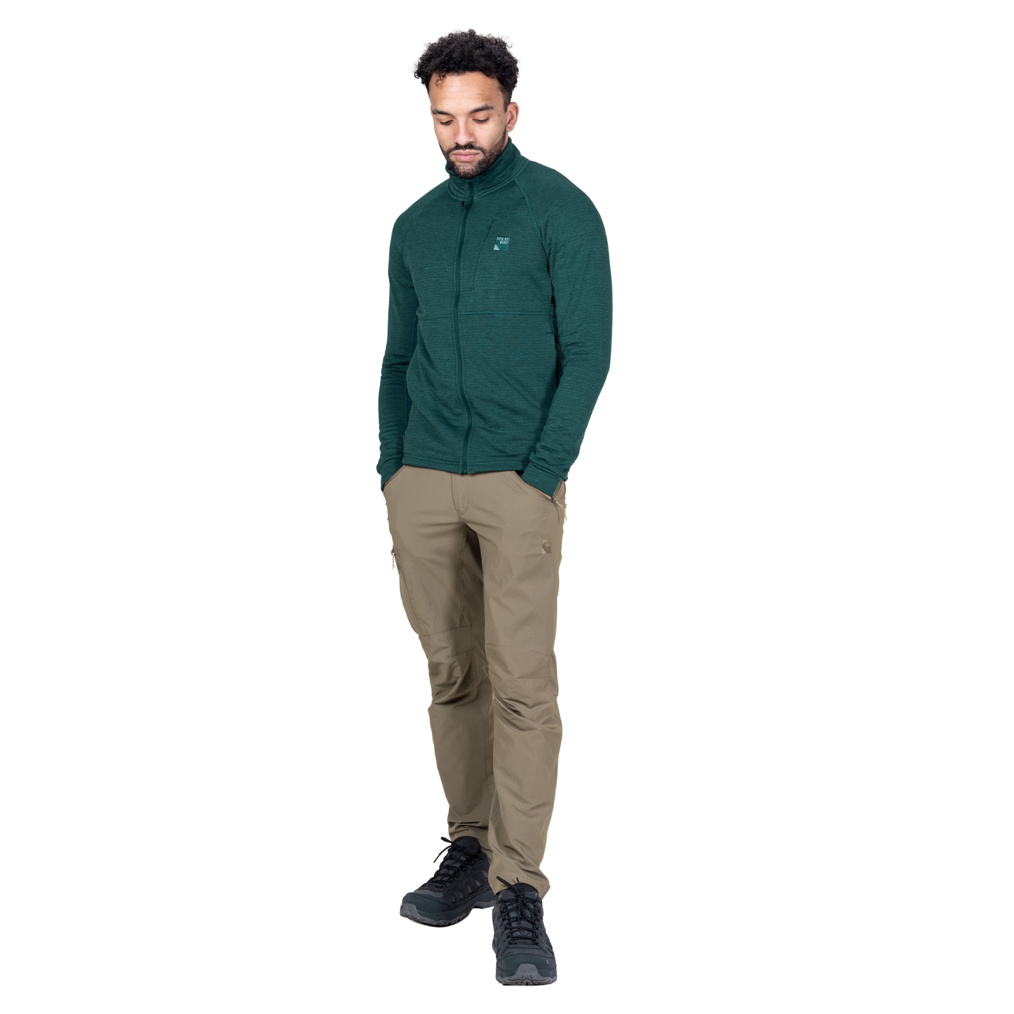 Sprayway Men's Meldon Full Zip Fleece (Dark Sea)