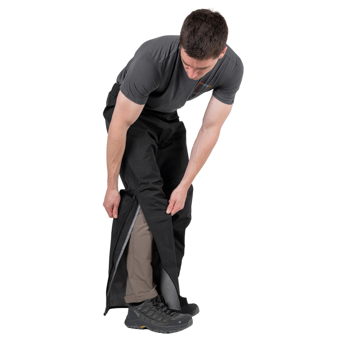 Sprayway Men's Mountain Gore-Tex Waterproof Over-Trousers Rainpant Black SP - 008826
