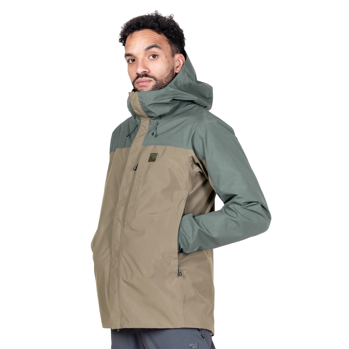 Sprayway Men's Reaction 2L Gore-Tex Jacket SP-01723 Brownstone Bonsai SP-008036