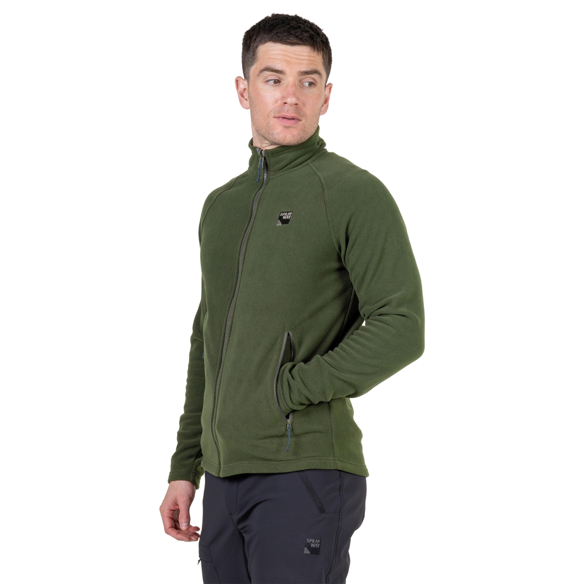 Sprayway Men's Santiago InterActive Full Zip Fleece Jacket SP-01058 Forest SP-008854