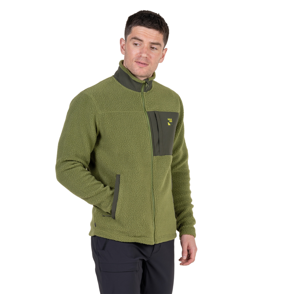 Sprayway Men's Whitle Full Zip Fleece Jacket SP-01753 Cypress Forest SP-007561
