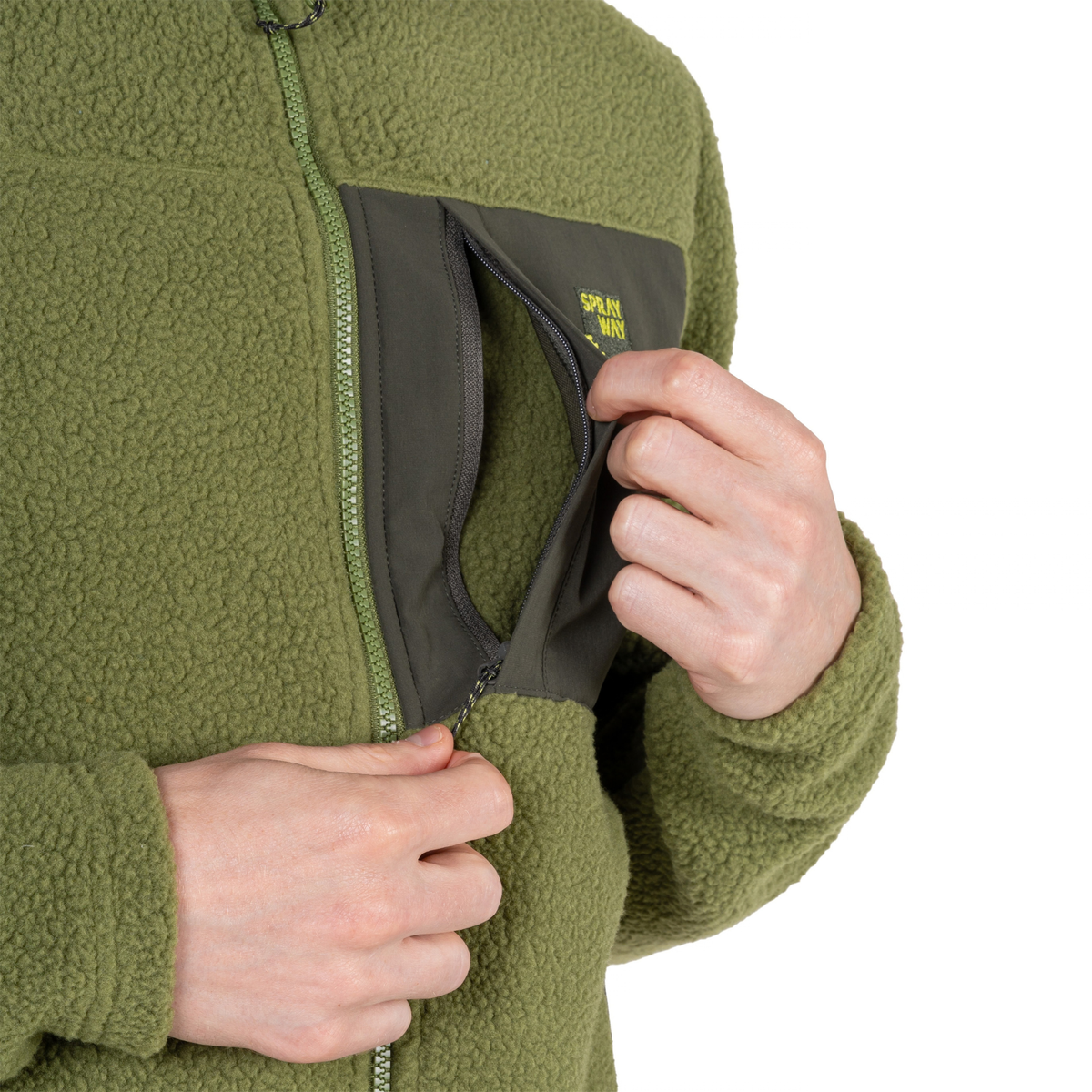 Sprayway Men's Whitle Full Zip Fleece Jacket SP-01753 Cypress Forest SP-007561