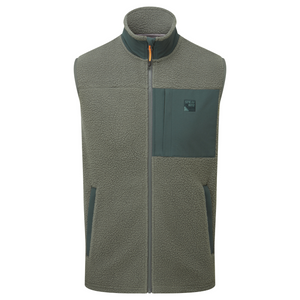 Sprayway Men's Whitle Sherpa Fleece Vest (Bonsai/Dark Spruce)