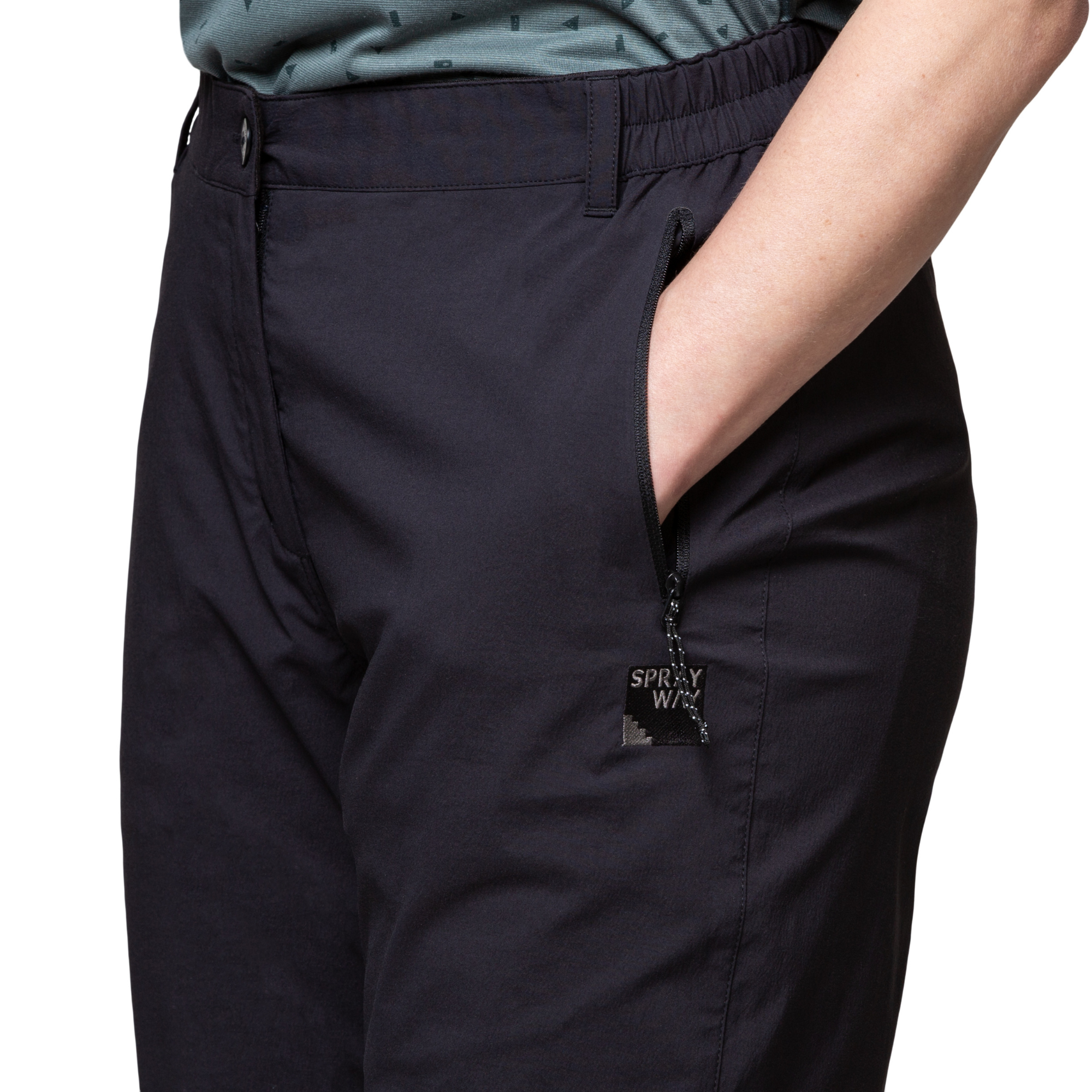 Sprayway Women's All Day Rainpant Waterproof Trousers (Black)