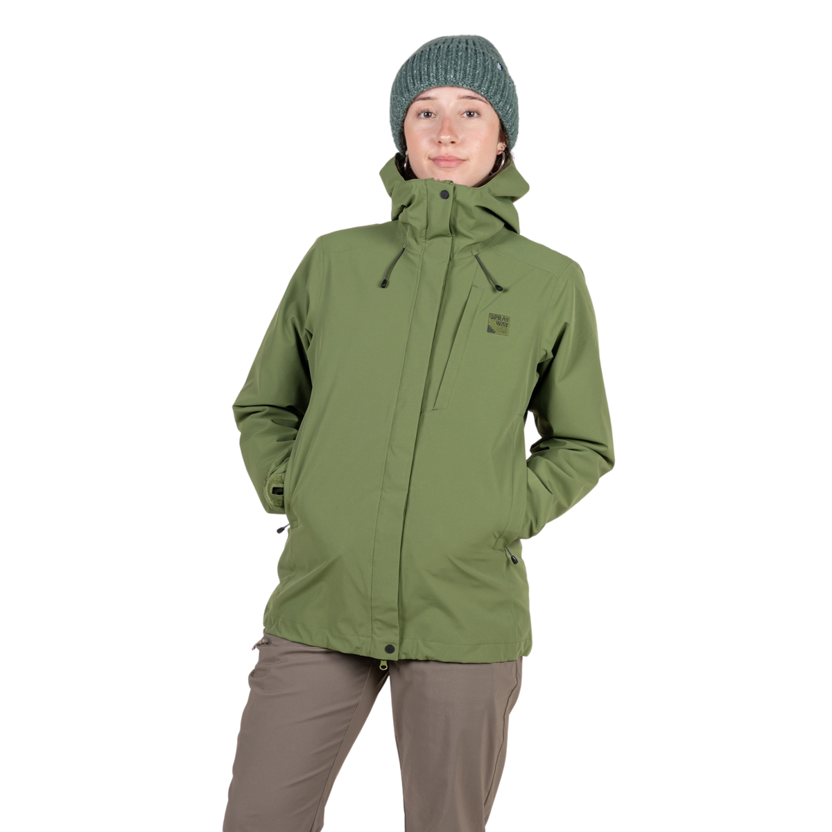 Sprayway Women's Atlanta InterActive 2L Waterproof Jacket SP-01752 Cypress SP-008868