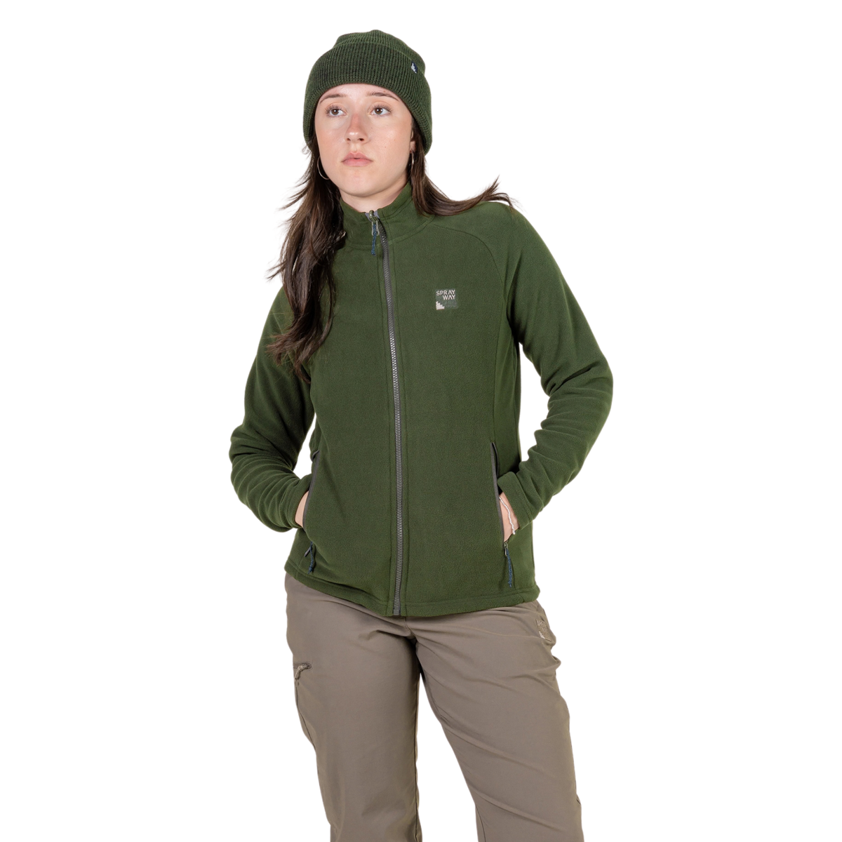 Sprayway Women's Atlanta InterActive Full Zip Fleece Jacket SP-01058 Forest SP-009218