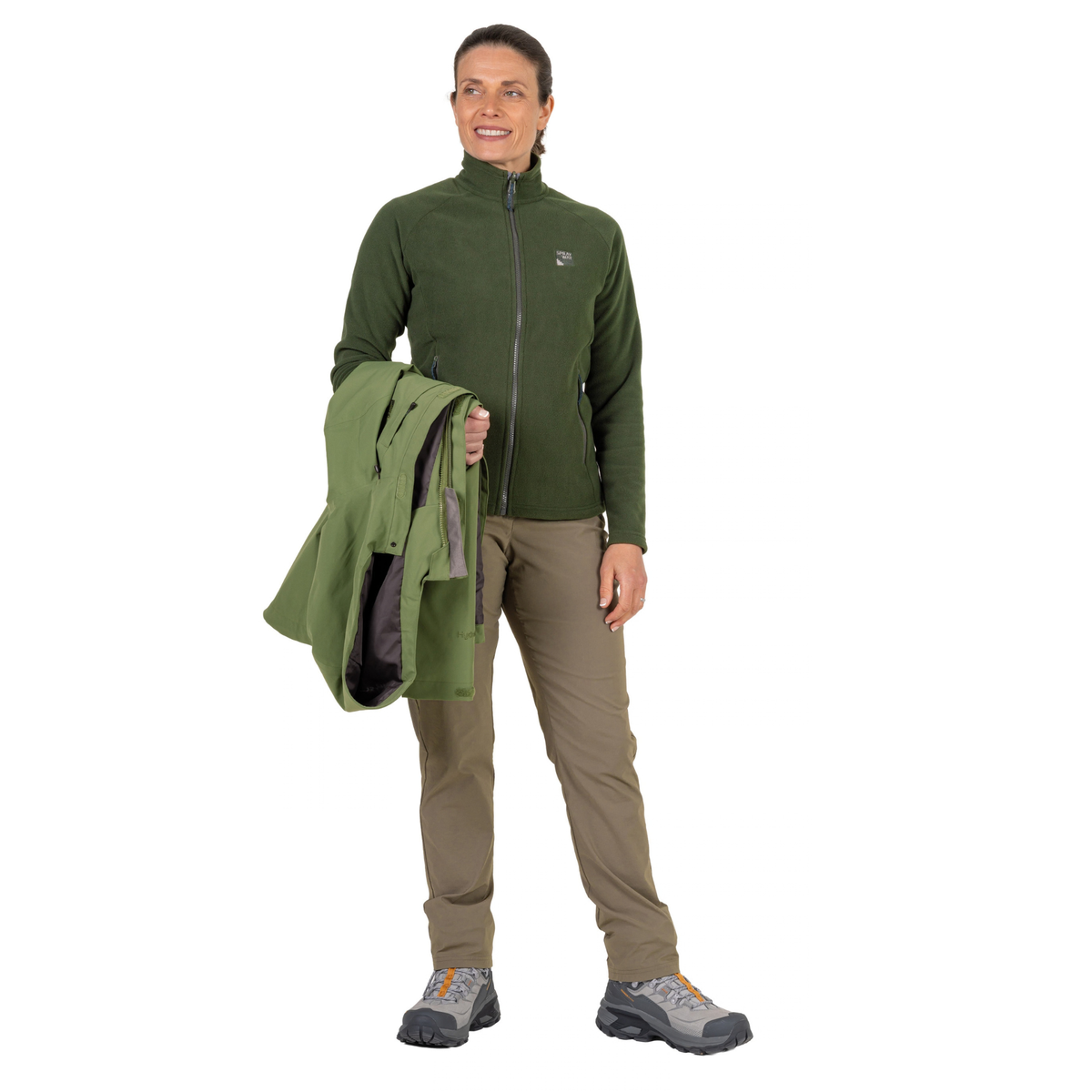 Sprayway Women's Atlanta InterActive Full Zip Fleece Jacket SP-01058 Forest SP-009218