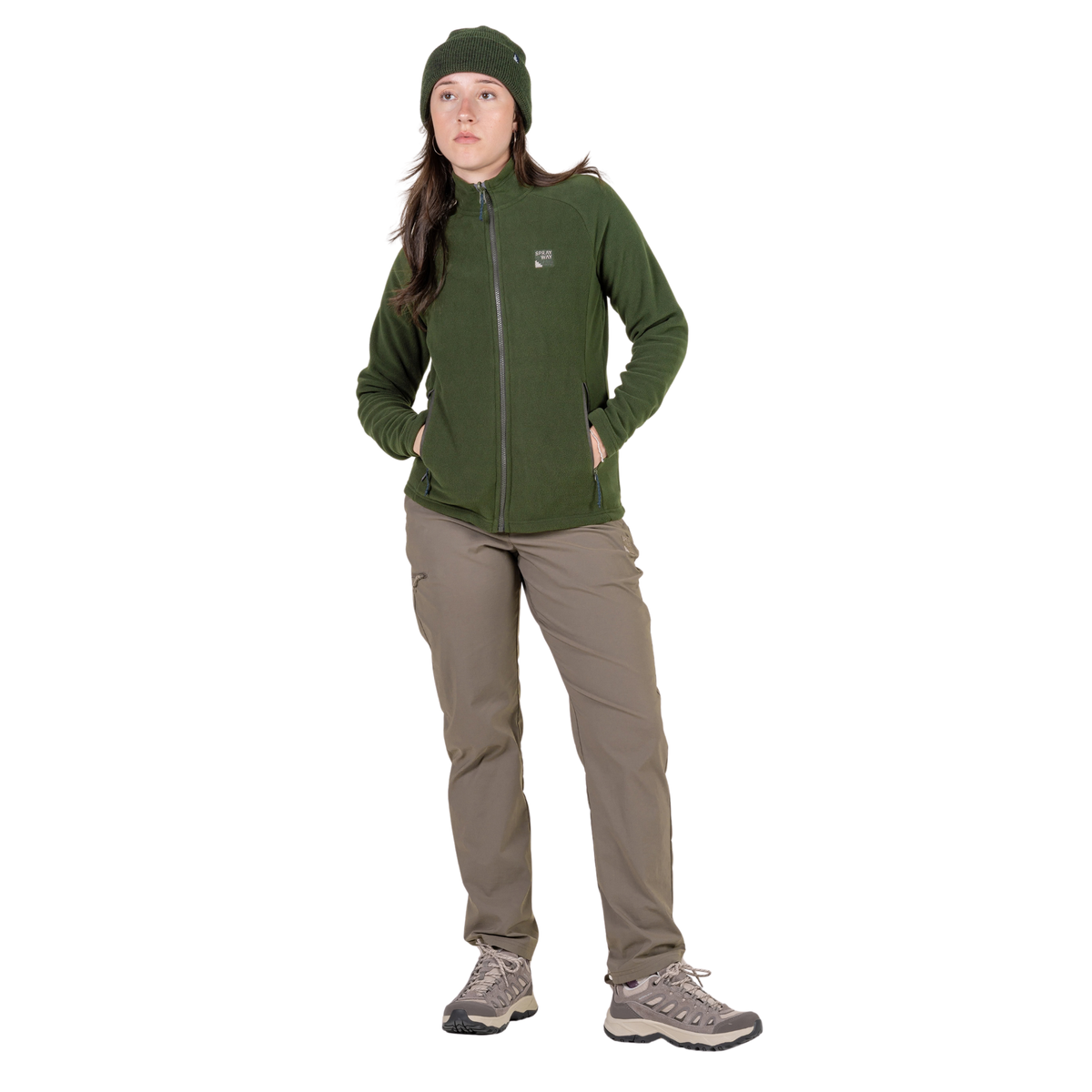 Sprayway Women's Atlanta InterActive Full Zip Fleece Jacket SP-01058 Forest SP-009218