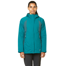 Load image into Gallery viewer, Sprayway Women's Atlanta Interactive 2L Waterproof Jacket (Blue Lagoon/Marine)
