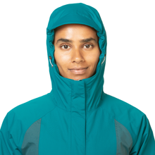 Load image into Gallery viewer, Sprayway Women's Atlanta Interactive 2L Waterproof Jacket (Blue Lagoon/Marine)
