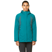 Load image into Gallery viewer, Sprayway Women&#39;s Atlanta Interactive 2L Waterproof Jacket (Blue Lagoon/Marine)
