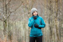 Load image into Gallery viewer, Sprayway Women's Atlanta Interactive 2L Waterproof Jacket (Blue Lagoon/Marine)
