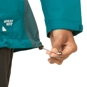 Sprayway Women's Atlanta Interactive 2L Waterproof Jacket (Blue Lagoon/Marine)