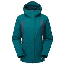 Load image into Gallery viewer, Sprayway Women's Atlanta Interactive 2L Waterproof Jacket (Blue Lagoon/Marine)
