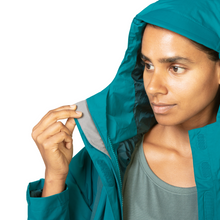 Load image into Gallery viewer, Sprayway Women&#39;s Atlanta Interactive 2L Waterproof Jacket (Blue Lagoon/Marine)
