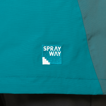 Load image into Gallery viewer, Sprayway Women&#39;s Atlanta Interactive 2L Waterproof Jacket (Blue Lagoon/Marine)
