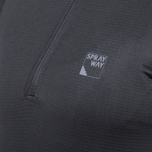 Sprayway Women's Effra Half Zip Base Layer Top (Black)