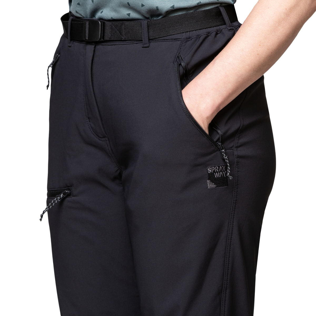 Sprayway Women's Escape Warm Softshell Trousers (Black)