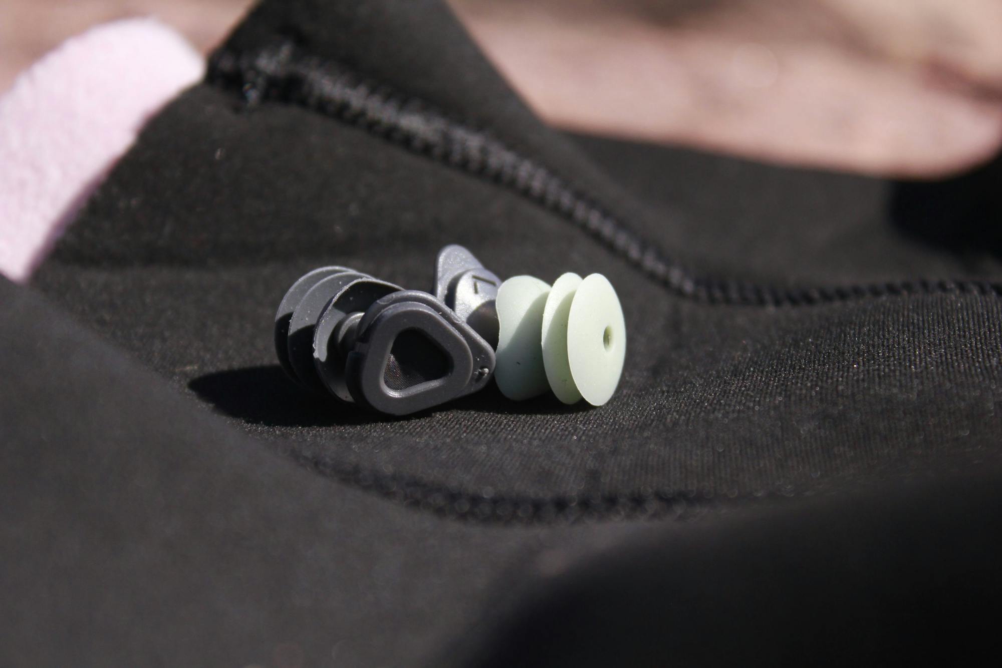 SurfEars Adult 4.0 Swim Watersports Earplugs (Black/Sage)