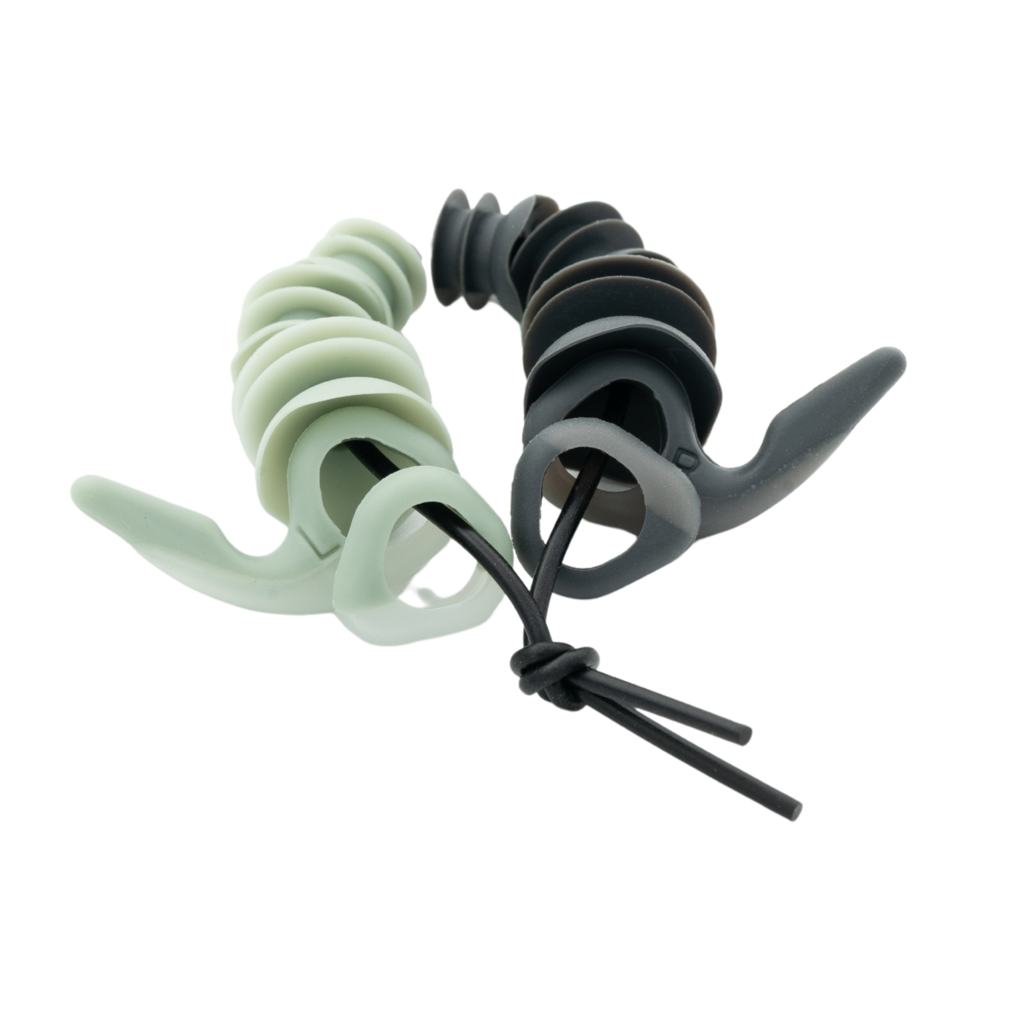 SurfEars Adult 4.0 Swim Watersports Earplugs (Black/Sage)
