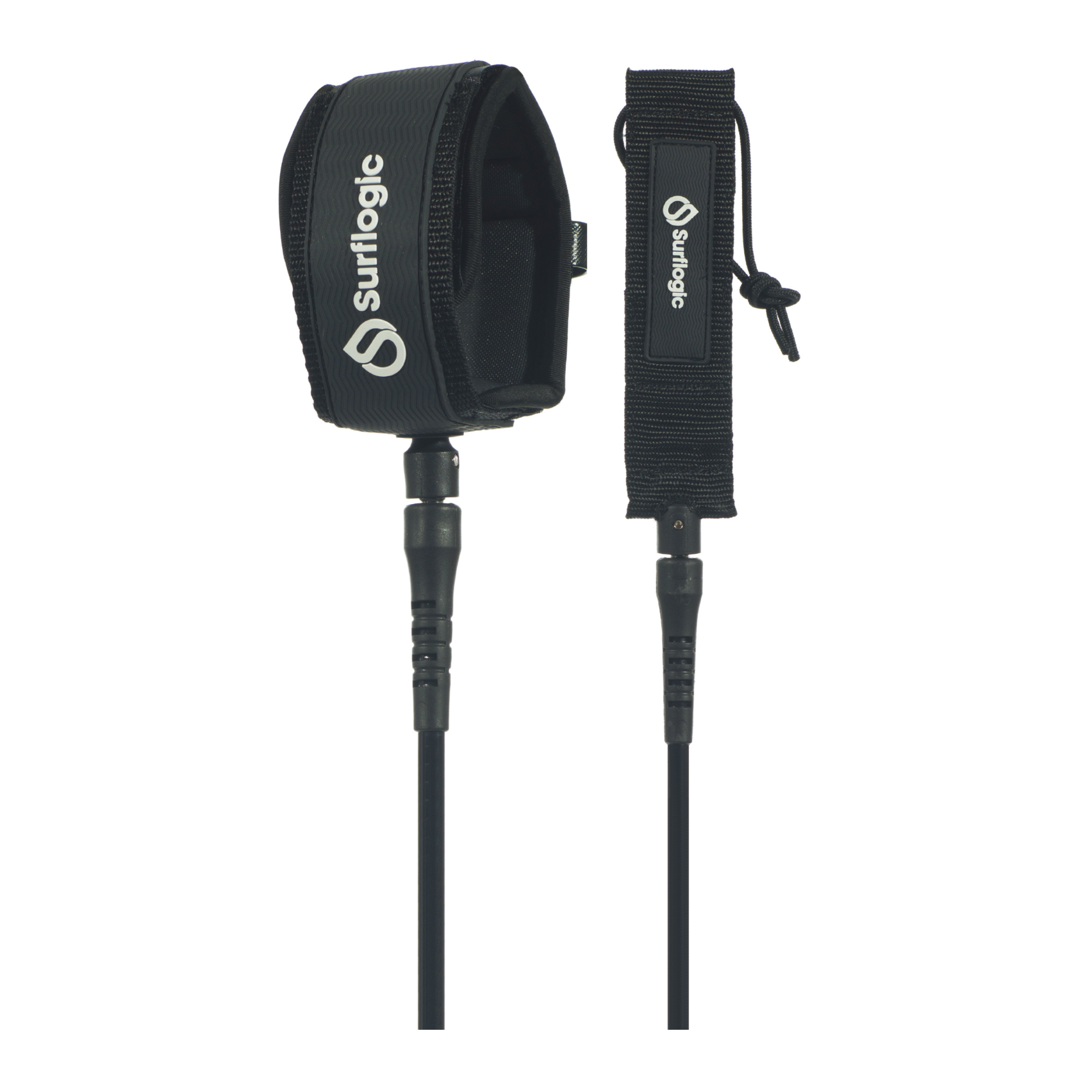 Surflogic 10ft SUP/Longboard Ankle Leash (Black)