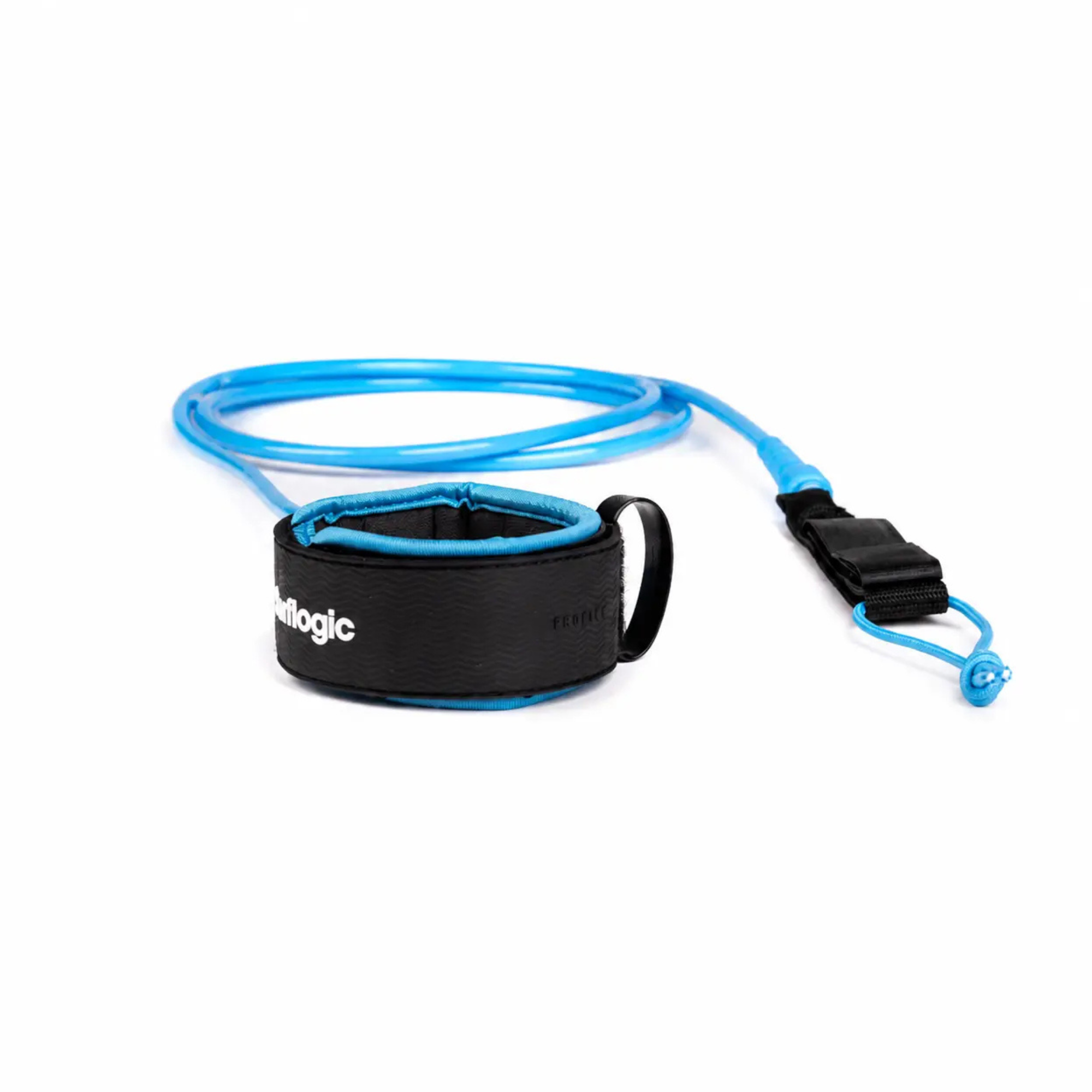 Surflogic 7ft Leash Pro Surf Ankle Leash (Cyan)
