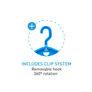 Surflogic Wetsuit Accessories Hanger Double System (Blue)