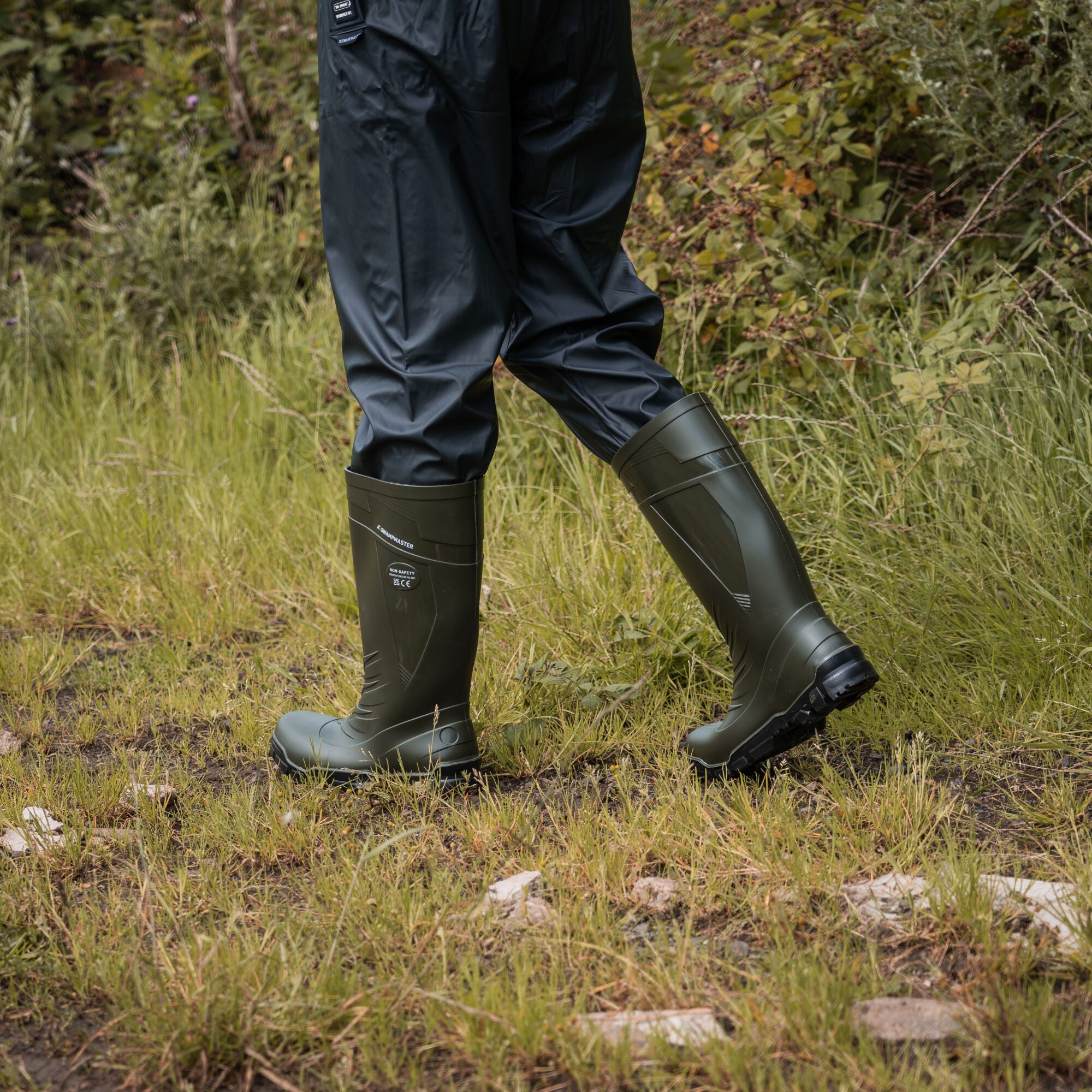 Swampmaster Unisex Vortex PVC Non-Safety Wellies (Green)