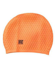 Load image into Gallery viewer, Swim Secure Bubble Swim Hat (Orange)
