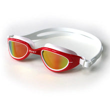Load image into Gallery viewer, Zone 3 Attack Polarized Swim Goggles (Red/White/Gold)
