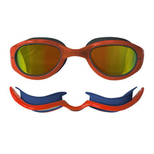 Load image into Gallery viewer, Zone 3 Attack Polarized Swim Goggles (Red/White/Gold)
