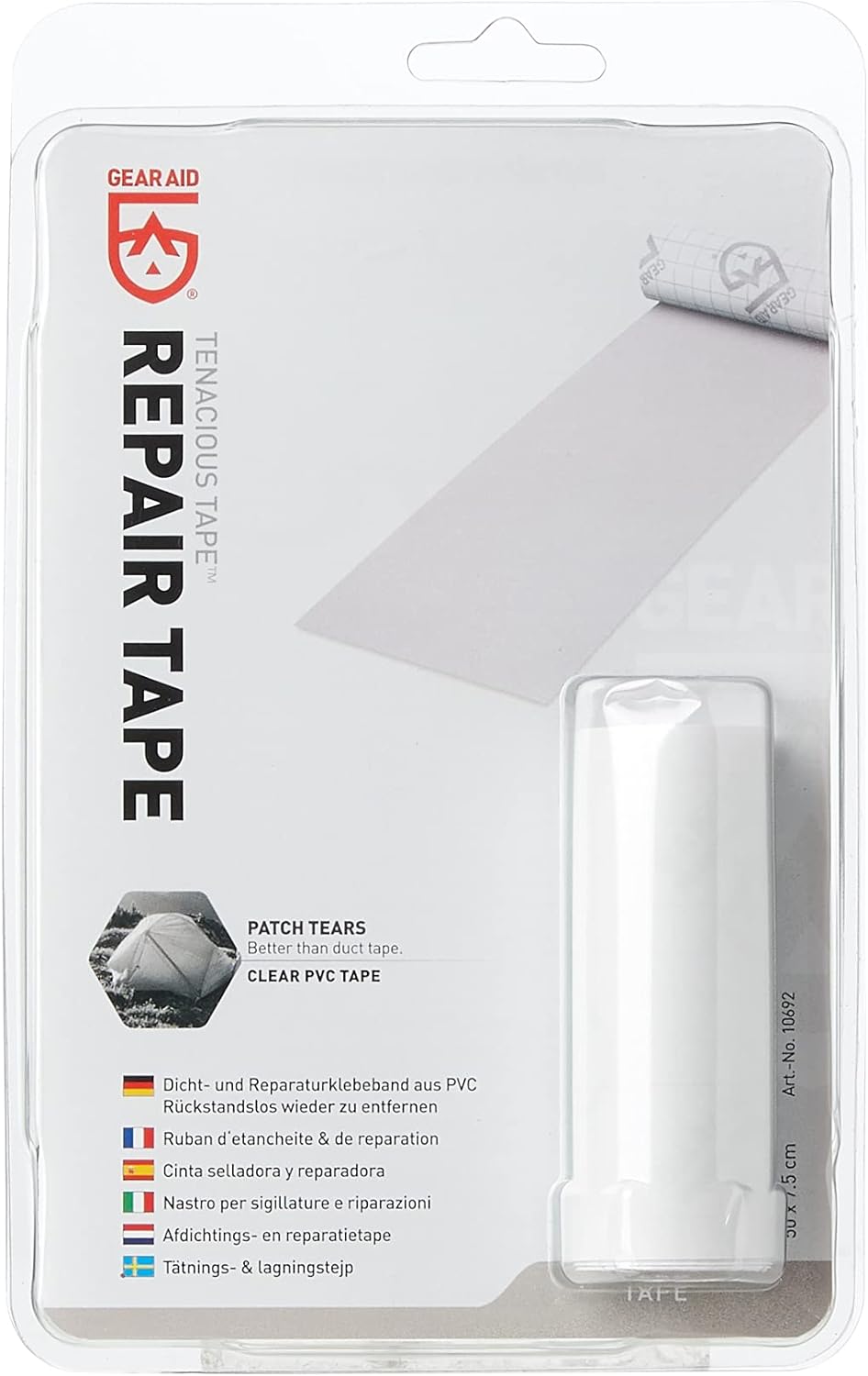 GEAR AID Tenacious Tape Reflective Patches (2-Pack)
